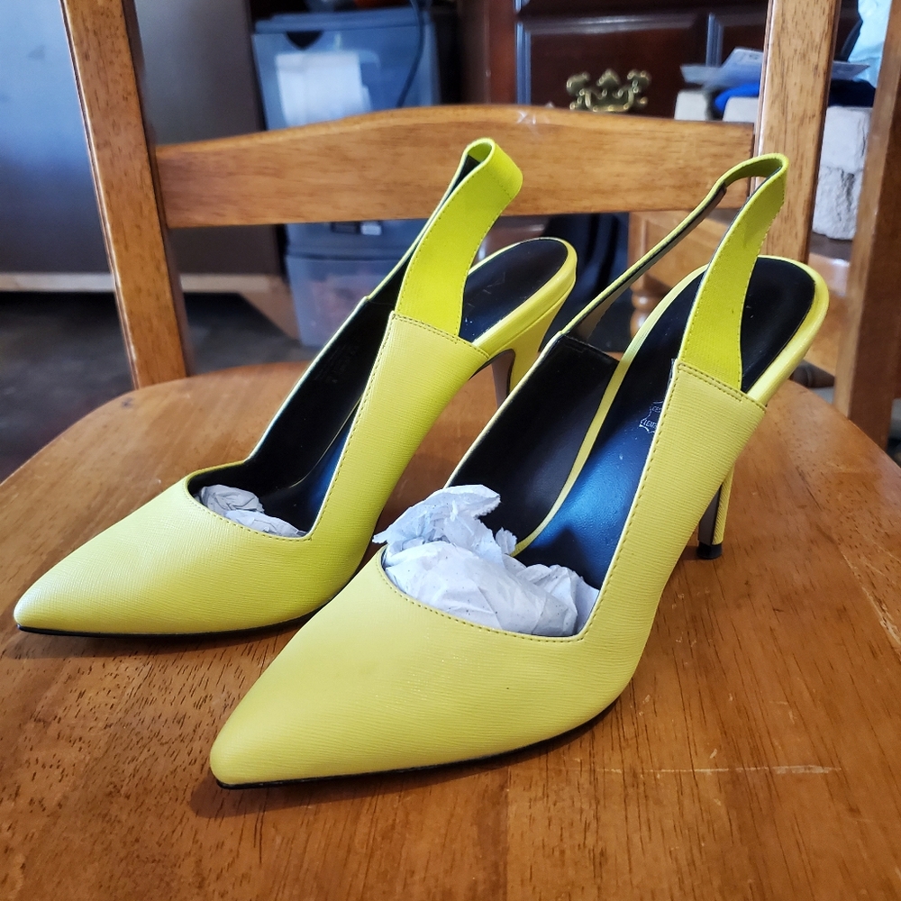 Aldo Yellow Stiletto Heels